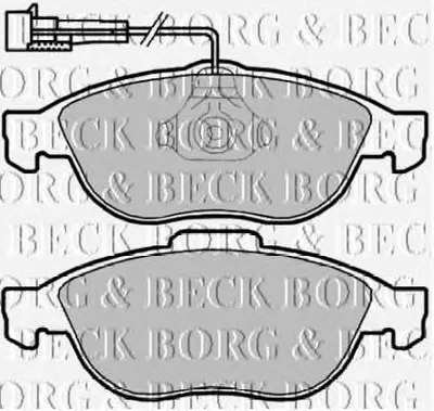 Комплект тормозных колодок, дисковый тормоз BORG & BECK купить