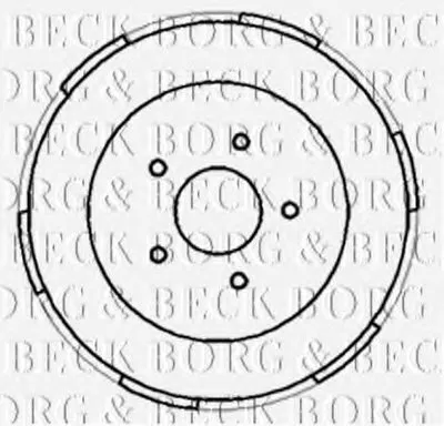 Тормозной барабан BORG & BECK купить