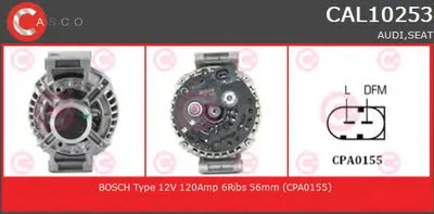 Генератор GENUINE SERIES CASCO купить