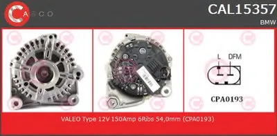 Генератор GENUINE SERIES CASCO купить