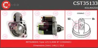 Стартер BRAND NEW SERIES CASCO купить