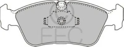 Комплект тормозных колодок, дисковый тормоз EEC купить