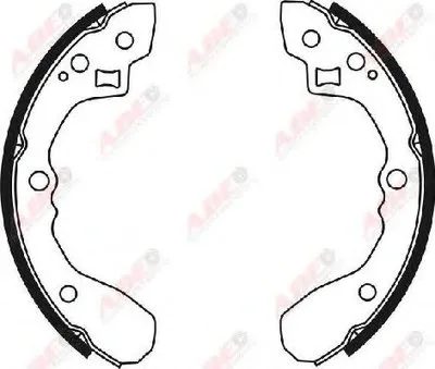 Комплект тормозных колодок ABE купить