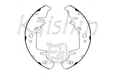 Комплект тормозных колодок KAISHIN купить