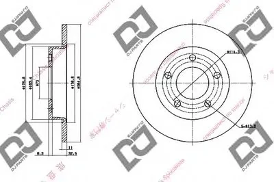 Тормозной диск DJ PARTS купить