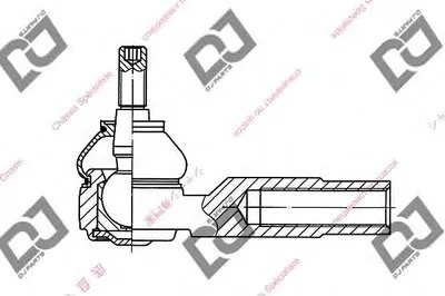 Наконечник поперечной рулевой тяги DJ PARTS купить