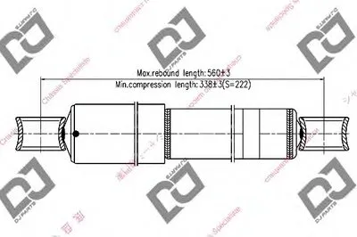 Амортизатор DJ PARTS купить