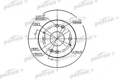 Тормозной диск PATRON купить