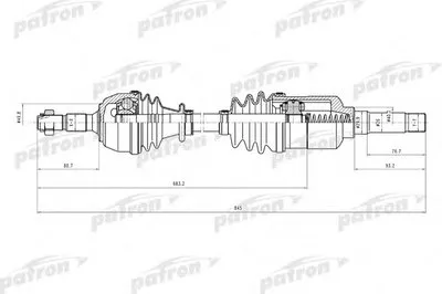 Приводной вал PATRON купить