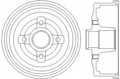 Тормозной барабан HELLA PAGID купить