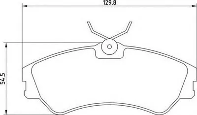 Комплект тормозных колодок, дисковый тормоз MAGNETI MARELLI купить