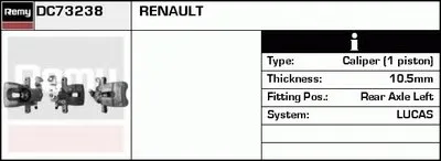 Тормозной суппорт Remanufactured REMY (Multiline) DELCO REMY купить