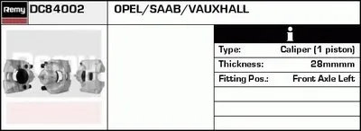 Тормозной суппорт Remanufactured REMY (Multiline) DELCO REMY купить