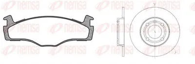 Комплект тормозов, дисковый тормозной механизм Twin Kit REMSA купить