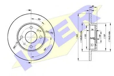 Тормозной диск ICER купить