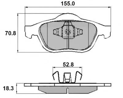 Комплект тормозных колодок, дисковый тормоз NATIONAL купить