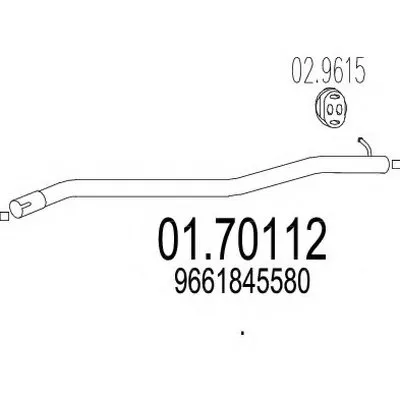Труба выхлопного газа MTS купить