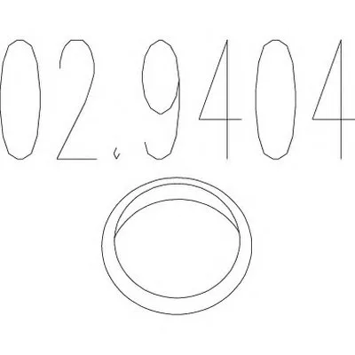 Уплотнительное кольцо, труба выхлопного газа MTS купить