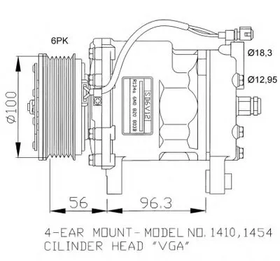 Компрессор, кондиционер NRF купить