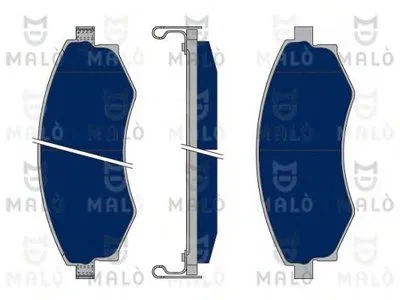 Комплект тормозных колодок, дисковый тормоз MALÒ купить