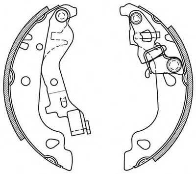 Комплект тормозных колодок ADVANCE OPEN PARTS купить