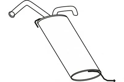 Глушитель выхлопных газов конечный FENNO купить