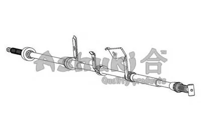 Трос, тормозной механизм рабочей тормозной системы ASHUKI купить