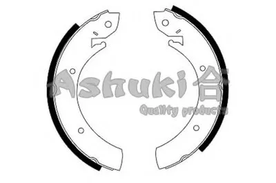 Комплект тормозных колодок, стояночная тормозная система ASHUKI купить