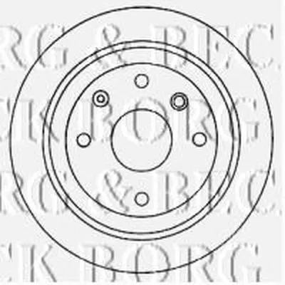 Тормозной диск BORG & BECK купить