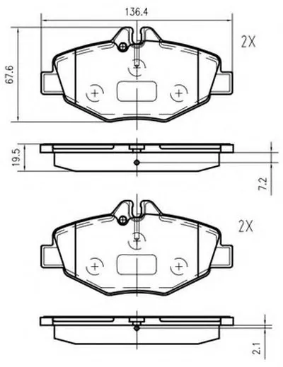 Комплект тормозных колодок, дисковый тормоз VEMA купить