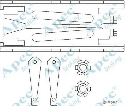 Система тяг и рычагов, тормозная система APEC braking купить