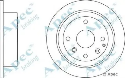 Тормозной диск APEC braking купить