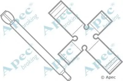 Комплектующие, тормозные колодки APEC braking купить