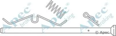 Комплектующие, тормозные колодки APEC braking купить