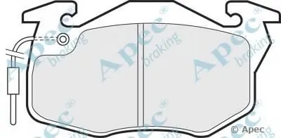 Комплект тормозных колодок, дисковый тормоз APEC braking купить