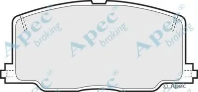 Комплект тормозных колодок, дисковый тормоз APEC braking купить