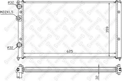Радиатор, охлаждение двигателя STELLOX купить