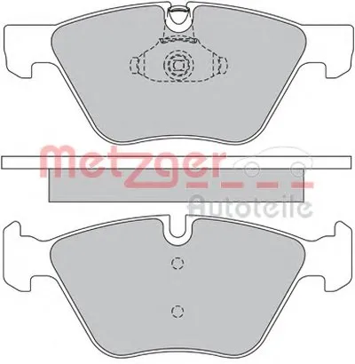 Комплект тормозных колодок, дисковый тормоз METZGER купить