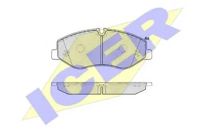Комплект тормозных колодок, дисковый тормоз ICER купить