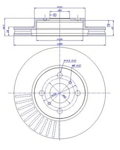 Тормозной диск CAR купить