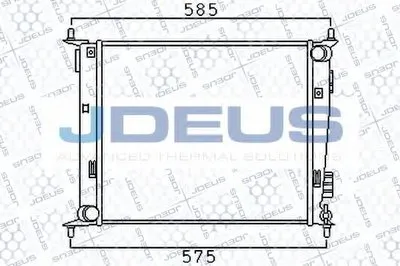 Радиатор, охлаждение двигателя JDEUS купить