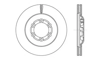 Тормозной диск ADAPTIVE OPEN PARTS купить