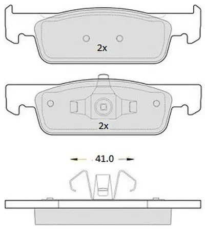 Комплект тормозных колодок, дисковый тормоз FREMAX купить
