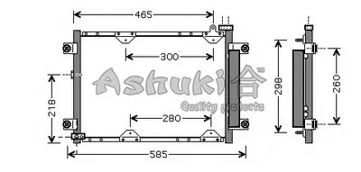 Конденсатор, кондиционер ASHUKI купить