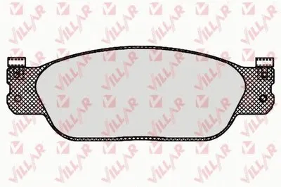 Комплект тормозных колодок, дисковый тормоз VILLAR купить