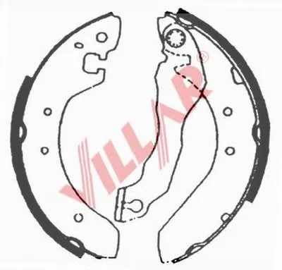 Комплект тормозных колодок VILLAR купить