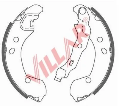 Комплект тормозных колодок VILLAR купить