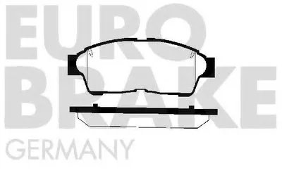 Комплект тормозных колодок, дисковый тормоз EUROBRAKE купить
