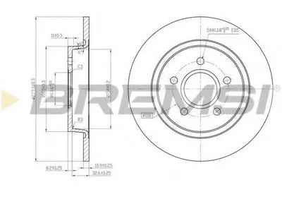 Тормозной диск BREMSI купить