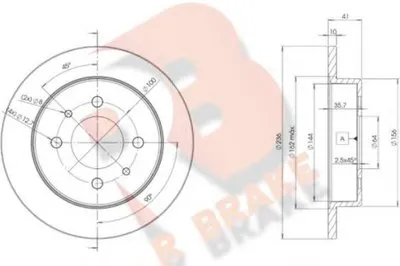 Тормозной диск R BRAKE купить
